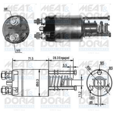 Solenoid Switch, starter